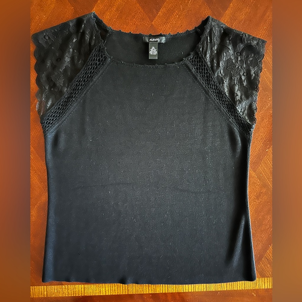 Alfani -100% silk shirt